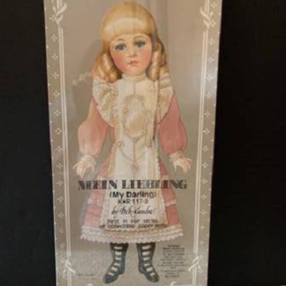 NIB Vintage 1983 Mein Liebling My Darling KR 117-a 18" Paper Doll 1st in Series - Picture 1 of 2